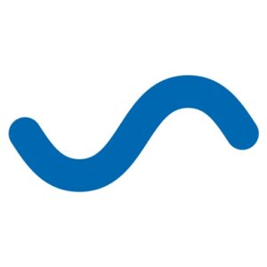 Blue tilde, signifying break even or flat for the period.