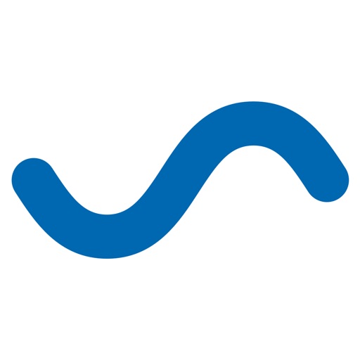 Blue tilde, signifying break even or flat for the period.