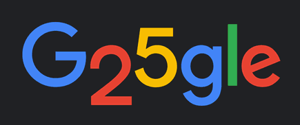 Google's 25th birthday doodle
